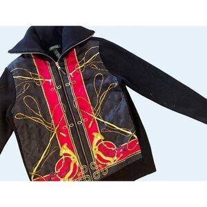 Vintage LAUREN RALPH LAUREN 90s / 00s Full Zip Sweater Size Large